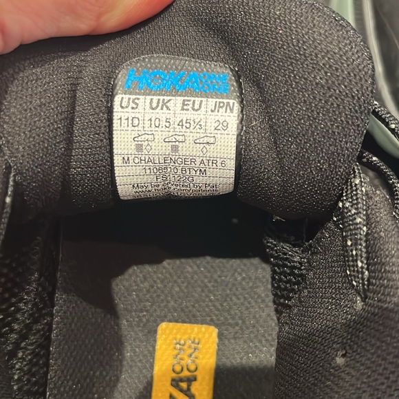 NWT. Hoka Challenger ATR 6 in Black / Thyme Size 11 - Picture 6 of 11